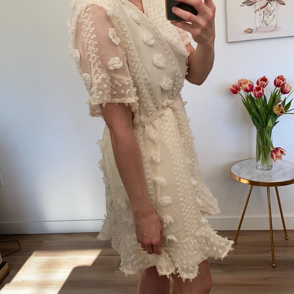 &MERCI DRESS in off white